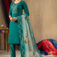 Lorenvalley Fashion Rama Roman Silk Embroidery Sequins with Hand work Kurta Pant Dupatta - Swadesiicart