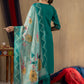 Lorenvalley Fashion Rama Roman Silk Embroidery Sequins with Hand work Kurta Pant Dupatta - Swadesiicart