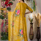 Lorenvalley Fashion Mustrad Roman Silk Multi Embroidery Thread With Hand Work Kurta Pant Dupatta | Swadesiicart