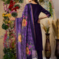 Lorenvalley Fashion Purple Roman Silk Multi Embroidery Thread With Hand Work Kurta Pant Dupatta - Swadesiicart