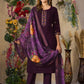 Lorenvalley Fashion Wine Roman Silk Multi Embroidery Thread With Hand Work Kurta Pant Dupatta - Swadesiicart