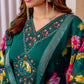 Lorenvalley Fashion Green Marina Viscose Silk Embroidery Thread With Hand Work Kurta Pant Dupatta - Swadesiicart