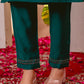 Lorenvalley Fashion Green Marina Viscose Silk Embroidery Thread With Hand Work Kurta Pant Dupatta - Swadesiicart