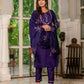 Lorenvalley Fashion Wine Marina Silk Multi Embroidery Thread,With Hand Work Kurta Pant Dupatta - Swadesiicart