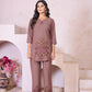 Lorenvalley Fashion Onion Heavy Rayon Multi Embroidery Thread Work Co-Ords Set - Swadesiicart