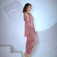 Lorenvalley Fashion Onion Heavy Rayon Multi Embroidery Thread Work Co-Ords Set - Swadesiicart