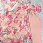 Lorenvalley Fashion Women Pure Soft Faux Georgette Floral Print Fully Flair Anarkali Kurta Pant With Dupatta Set - Peach | Swadesiicart