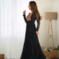 Lorenvalley Women Pure Soft Faux Georgette Leheriya Print Anarkali Gown - Black | Swadesiicart