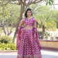 Lorenvalley Magenta Pure Viscose Jacquard with Embroidered Sequins work Lehenga Choli | Swadesiicart