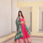 Lorenvalley Pink Viscose Jacquard Lehenga Choli with Gajji silk Dupatta | Swadesiicart