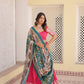 Lorenvalley Pink Viscose Jacquard Lehenga Choli with Gajji silk Dupatta | Swadesiicart