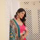 Lorenvalley Pink Viscose Jacquard Lehenga Choli with Gajji silk Dupatta | Swadesiicart