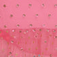 Lorenvalley Fashion Pink Butterfly Net Ruffle Saree with Fancy Sequence work & Blouse - Swadesiicart