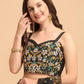 Lorenvalley Fashion Black Butterfly Net Ruffle Saree with Fancy Sequence work & Blouse - Swadesiicart
