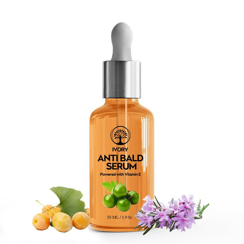 Ivory Natural Bald Serum For Baldness, Hair Thinning And Hair Fall | Swadesiicart