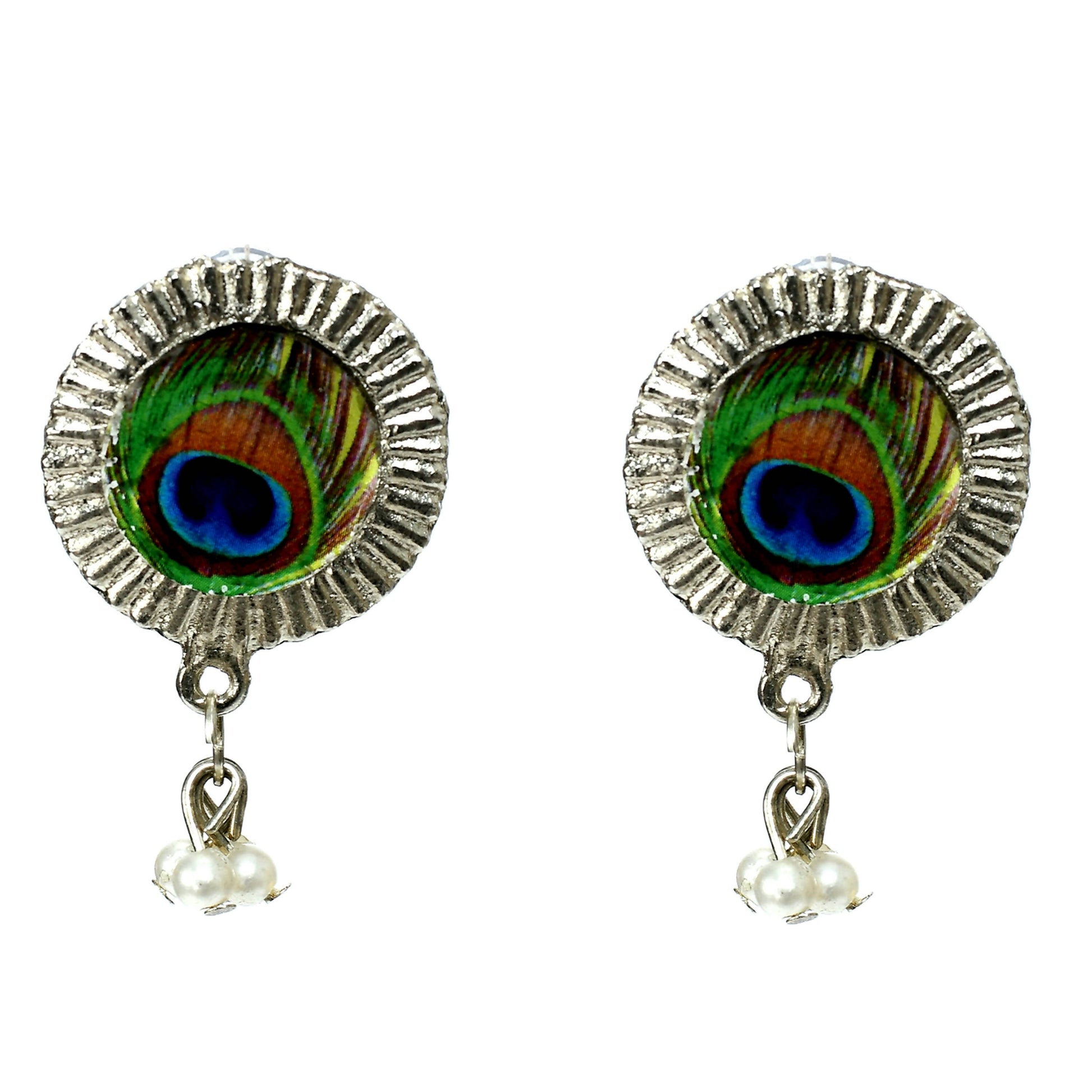 Mominos Fashion Johar Kamal Oxidised Silver-Plated Brass Finish Long Necklace For Women (Silver) | Swadesiicart