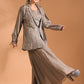 Morchari 3Pc Palazzo Set With Hand Embroidery - Blue - Swadesiicart