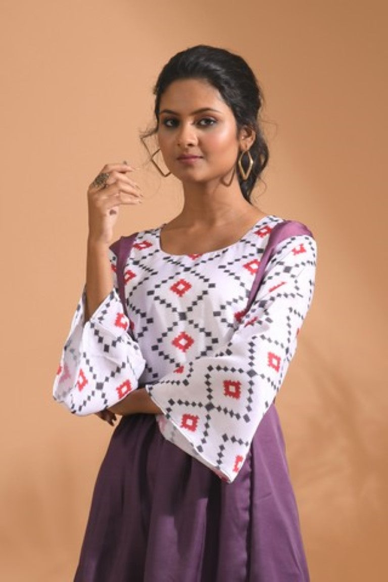 Morchari Co Ord Set With Hand Embroidery - Multi - Swadesiicart