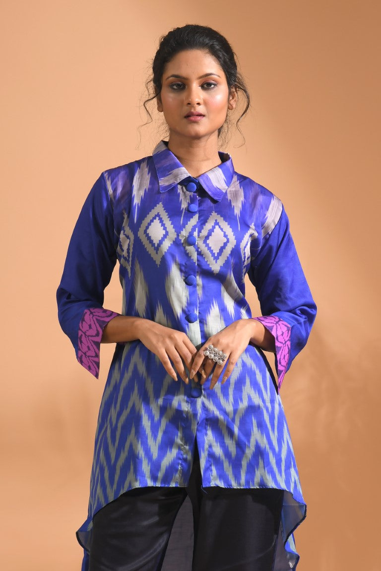 Morchari Co Ord Set With Hand Embroidery - Multi - Swadesiicart