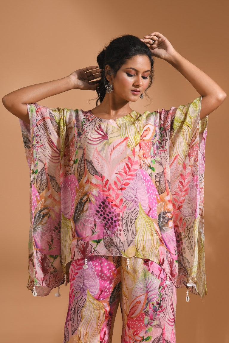 Morchari Short Top And Pant - Multi - Swadesiicart