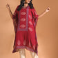 Morchari Co Ord Set With Hand Embroidery - Maroon - Swadesiicart