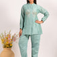 Morchari Co Ord Set With Hand Embroidery - Sky Blue - Swadesiicart