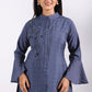 Morchari Co Ord Set With Hand Embroidery - Blue - Swadesiicart