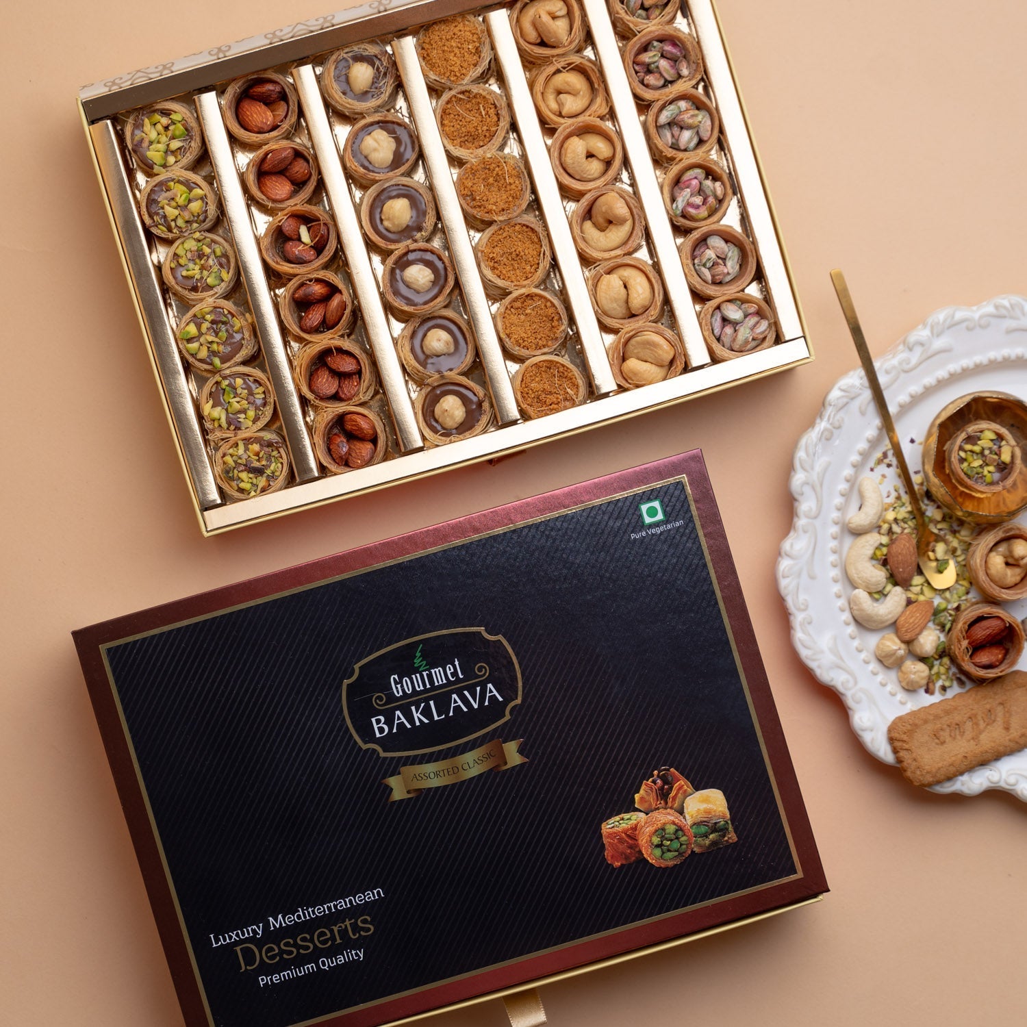 Gourmet Baklava Assorted Nest Baklava | Swadesiicart