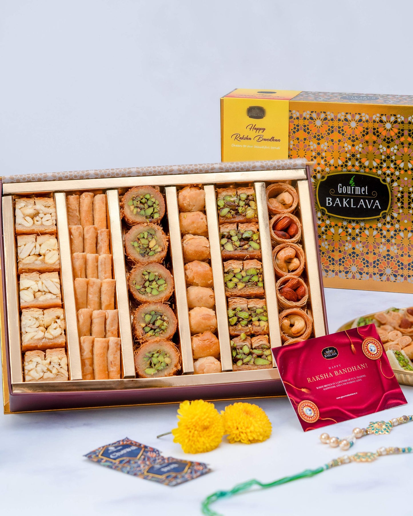 Gourmet Baklava Treasure Connoisseur Gift Box | Swadesiicart