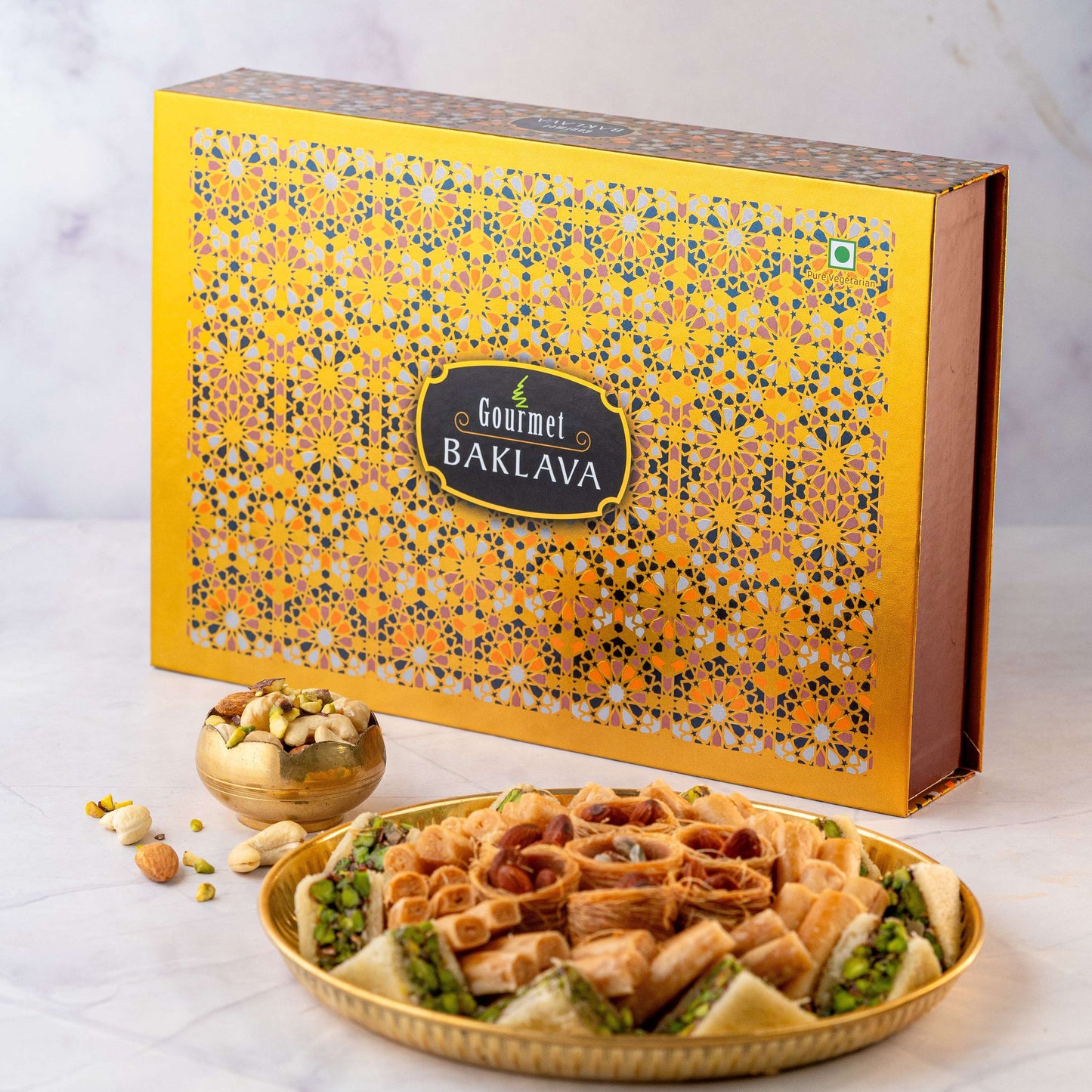 Gourmet Baklava Treasure Connoisseur Gift Box | Swadesiicart