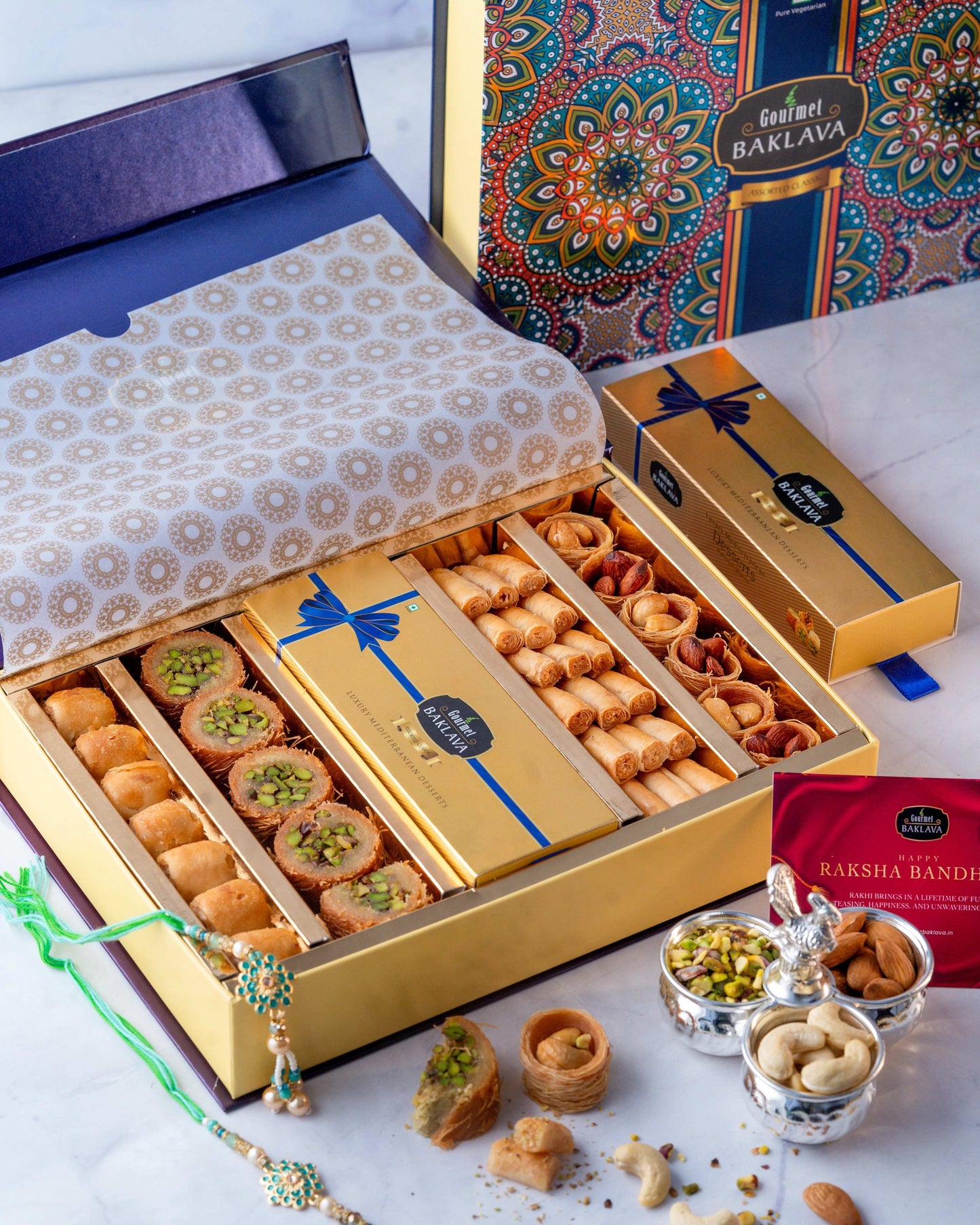 Gourmet Baklava Marvel Fiesta Box | Swadesiicart