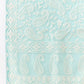 Blue Organza Paisely Embroidered Saree with Unstitched Blouse Piece - Roozal