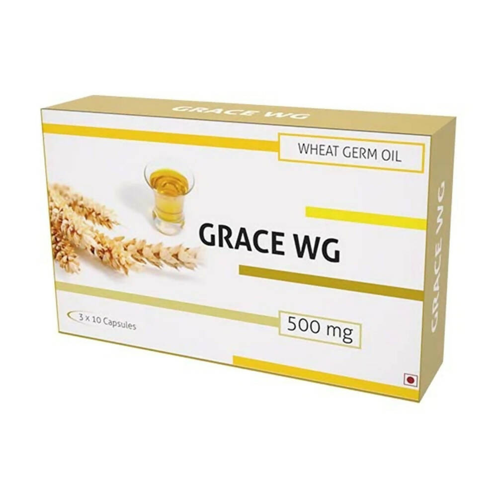 Nutra Grace Wheat Germ Oil Capsules | Swadesiicart