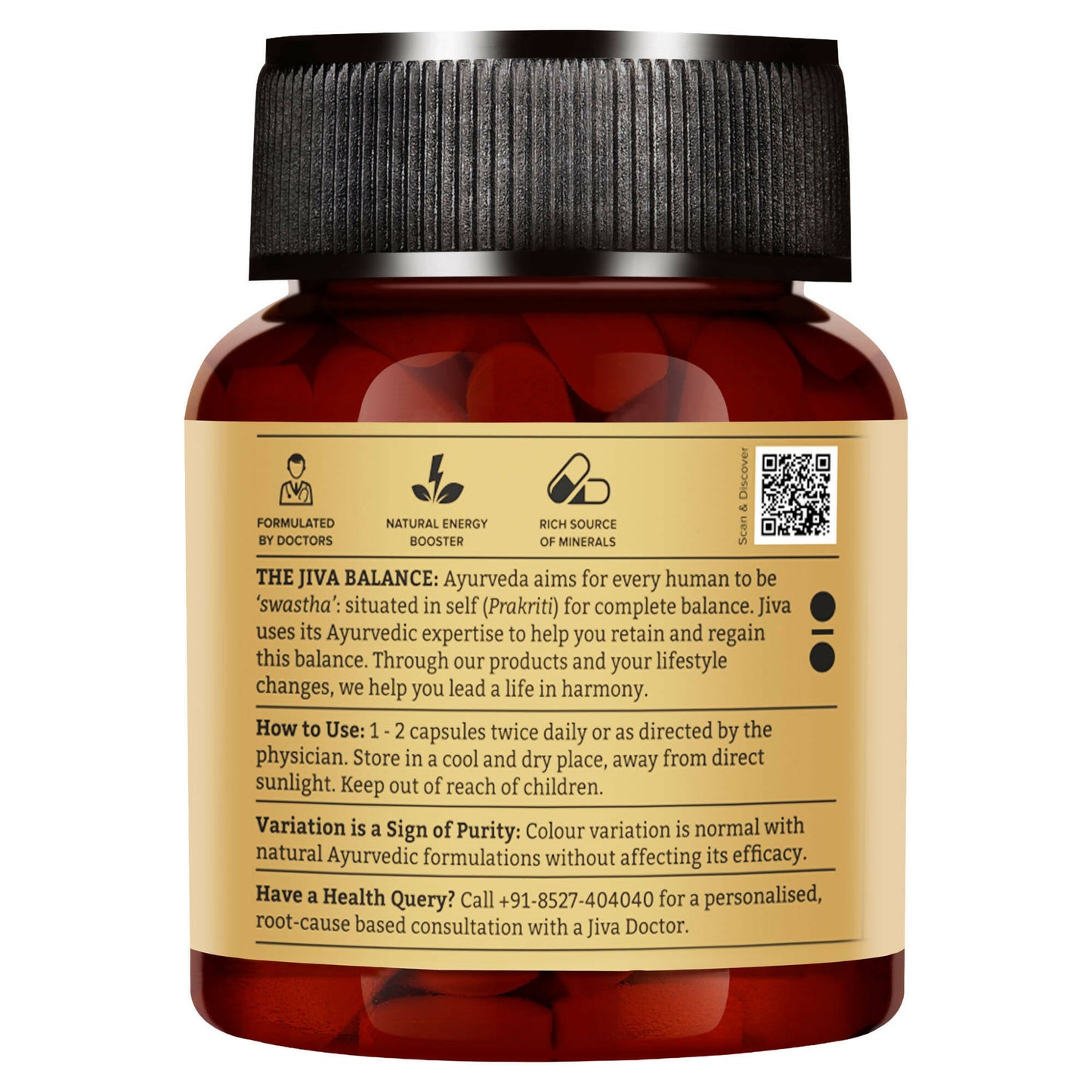 Jiva Ayurveda SJ Gold Capsules - Swadesiicart