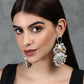 Joban Fashion Women Ghungroo Style Silver Tone Earrings | Swadesiicart