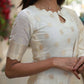 The52 White Women's Beautiful Viscose Jacquard Fabric Printed Work Straight Kurta Pant and Dupatta Set - Swadesiicart