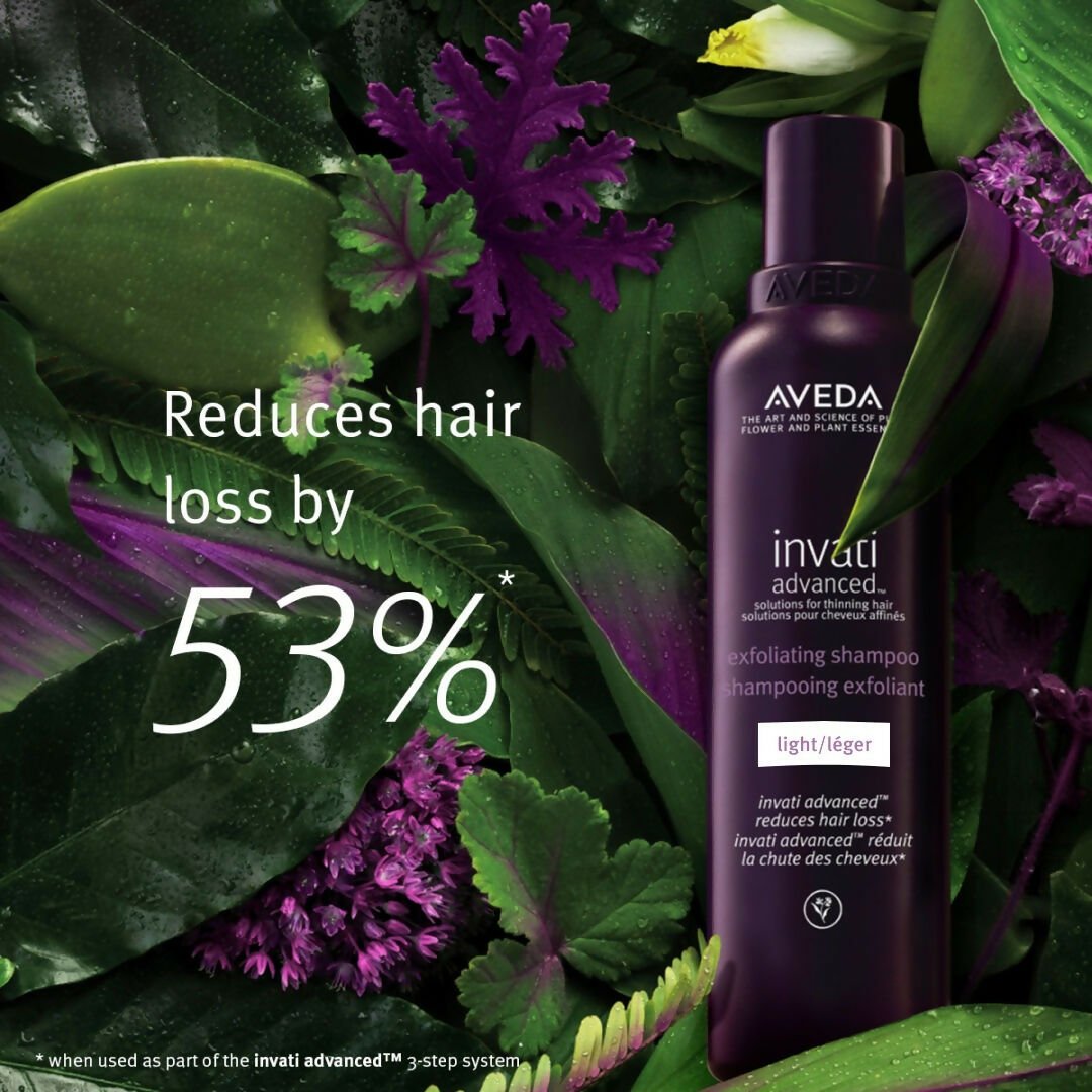 Aveda Invati Hairfall Control Light Exfoliating & Thickening Shampoo | Swadesiicart