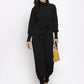 Jompers Women Black Solid Basic Jumpsuit - Swadesiicart