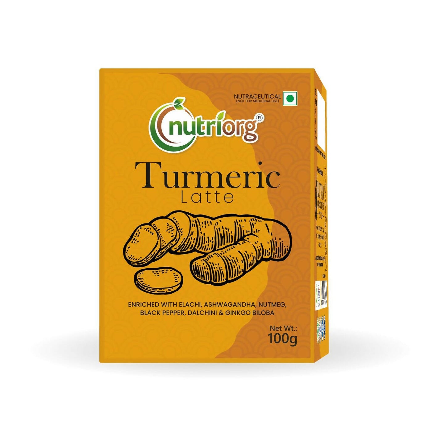 Nutriorg Certified Organic Turmeric Latte | Swadesiicart