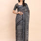Shree Shyam Fashion Linen Cotton Black Saree