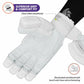 DSC Krunch 7.0 Men's Leather Right Hand Cricket Batting Gloves - Size Small (White Orange) - Swadesiicart