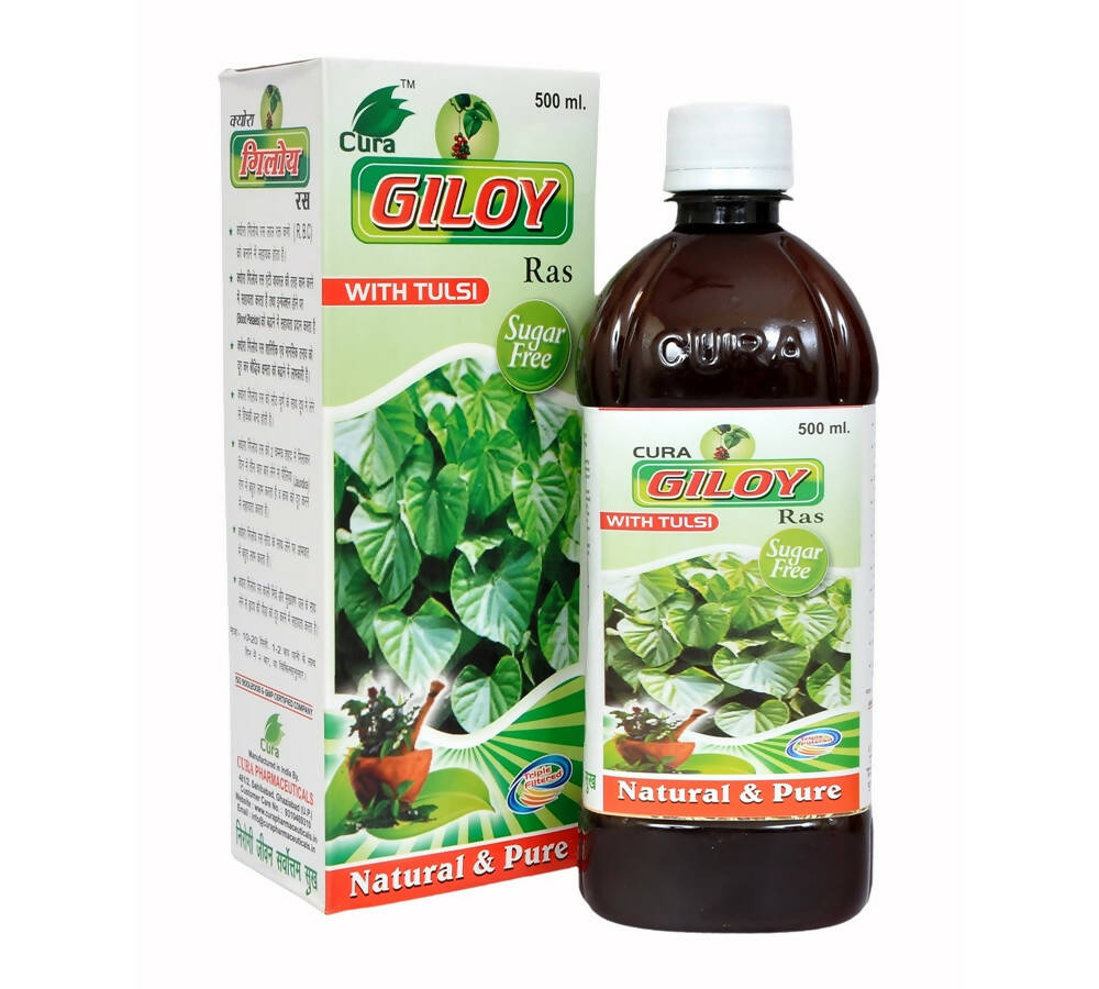 Cura Giloy Ras With Tulsi - Swadesiicart