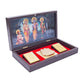 Golden Peacock 24 Ct Gold-Polished & Brown Ram Darbaar Pooja Box | Swadesiicart