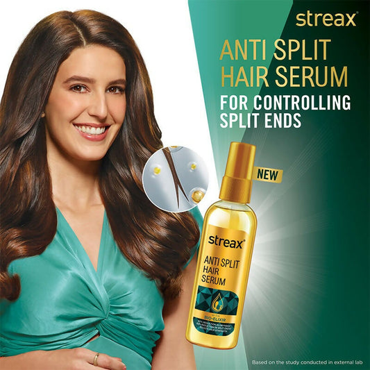 Streax Anti Split Hair Serum With Bio-Elixir - Swadesiicart
