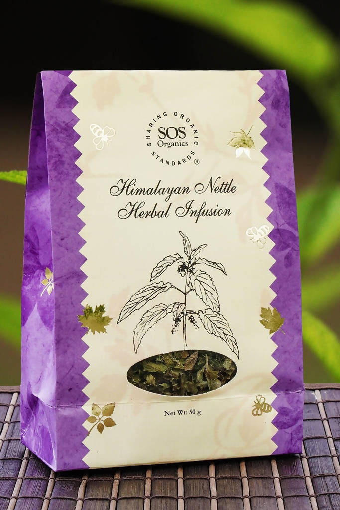 SOS Organics Himalayan Nettle Herbal Infusion - Swadesiicart