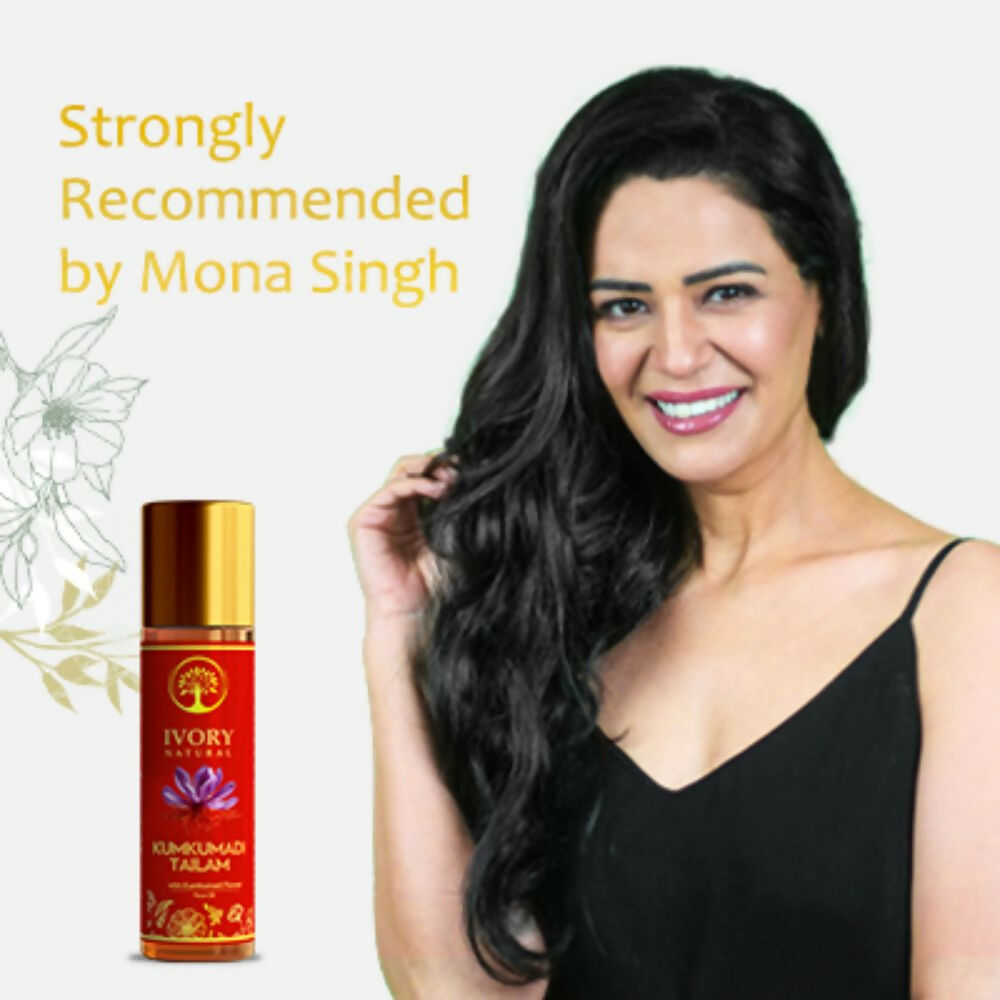 Ivory Natural Kumkumadi Tailam Face Oil - Saffron And Lotus Essence For Skin Revitalization | Swadesiicart