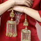 NVR Women's Pack Of 2 Gold-Polished Kundan Bridal Heavy Kaleera Sets - Swadesiicart