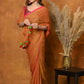 Very Much Indian Designer Mul Cotton Handloom Saree with Sequins - Orange | Swadesiicart