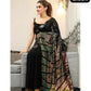 Arfa Fashion House Black Georgette Sequince Saree