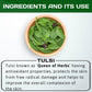 Jain Tulsi Ocimum Sanctum/Holy Basil Pure Powder Ingredients